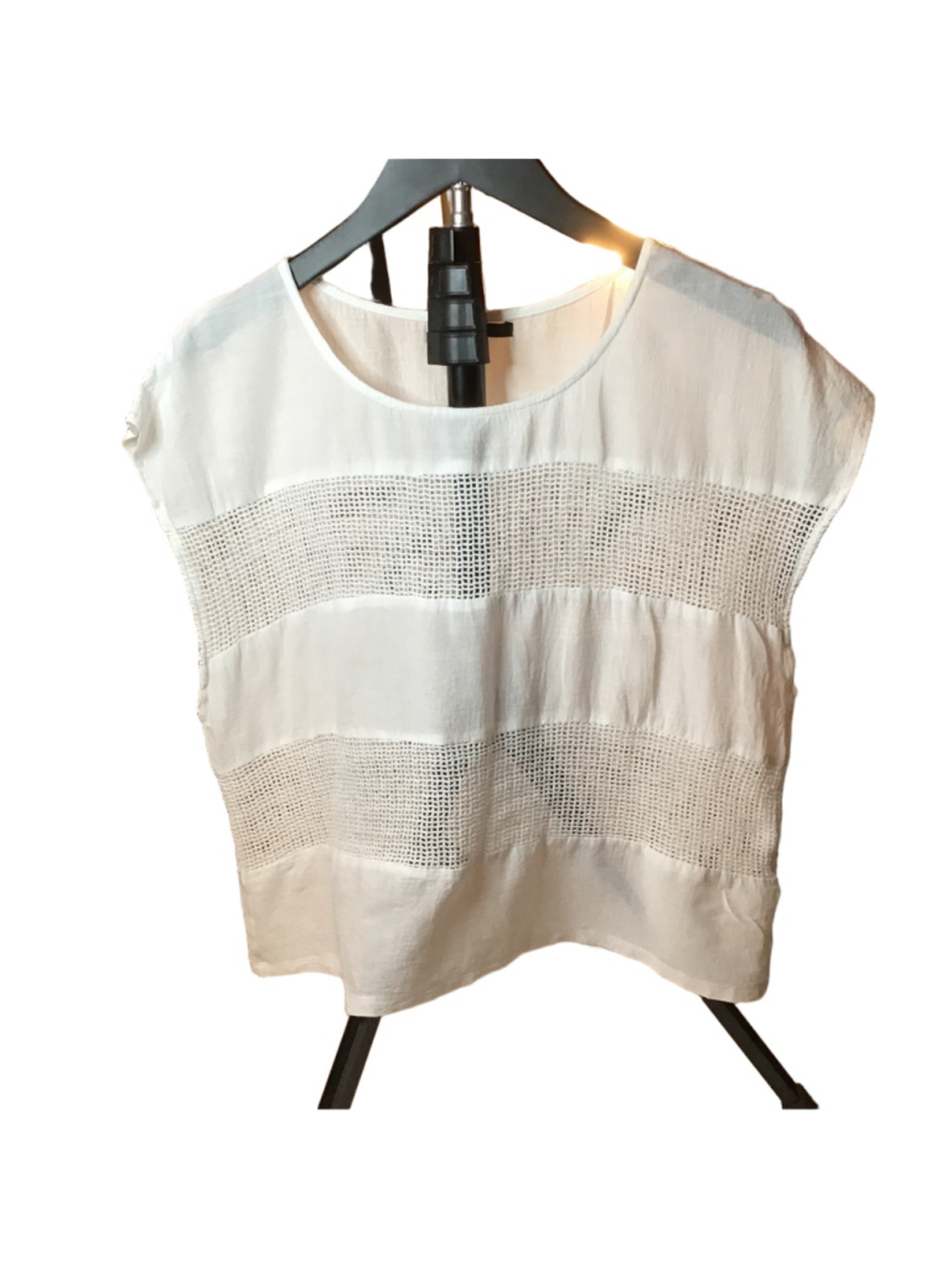 Women's Lucca Couture White Short Sleeve Tee XS